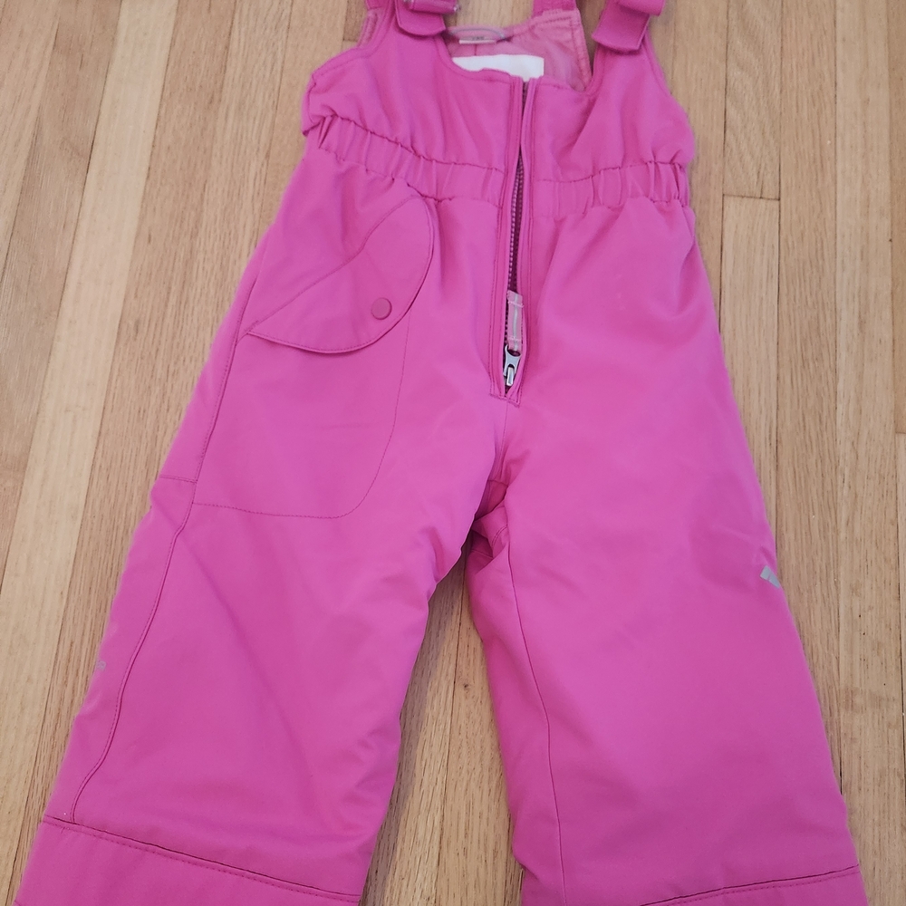Pink Kids Snow Bib